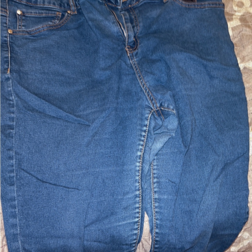 Denim&Co Women's Boot Cut Jeans - Deep Blue